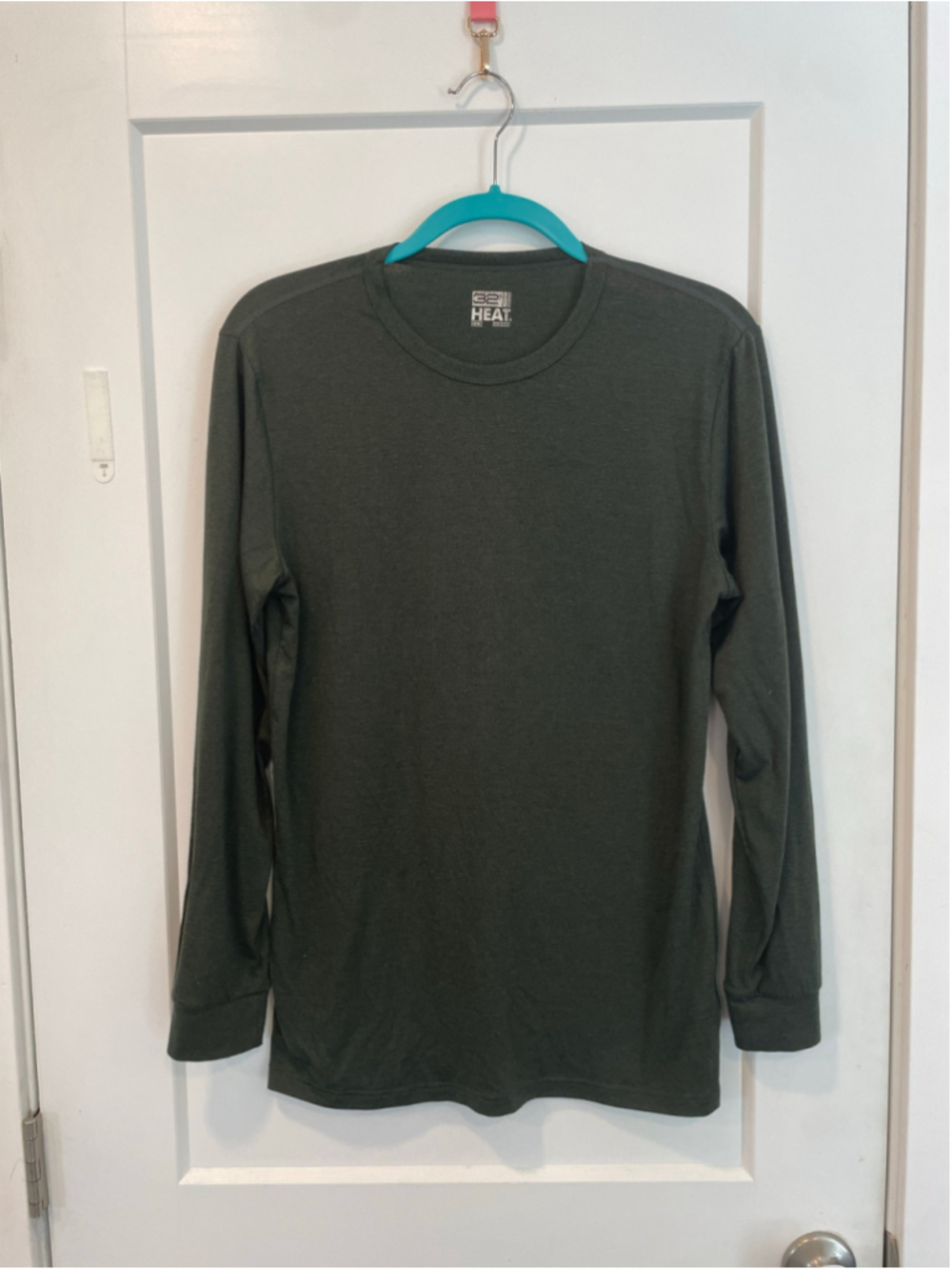 Men's 32 Degrees Heat Long Sleeve Tee M Green